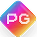 Ícone oficial da PG Soft, desenvolvedora de jogos de cassino online e slots